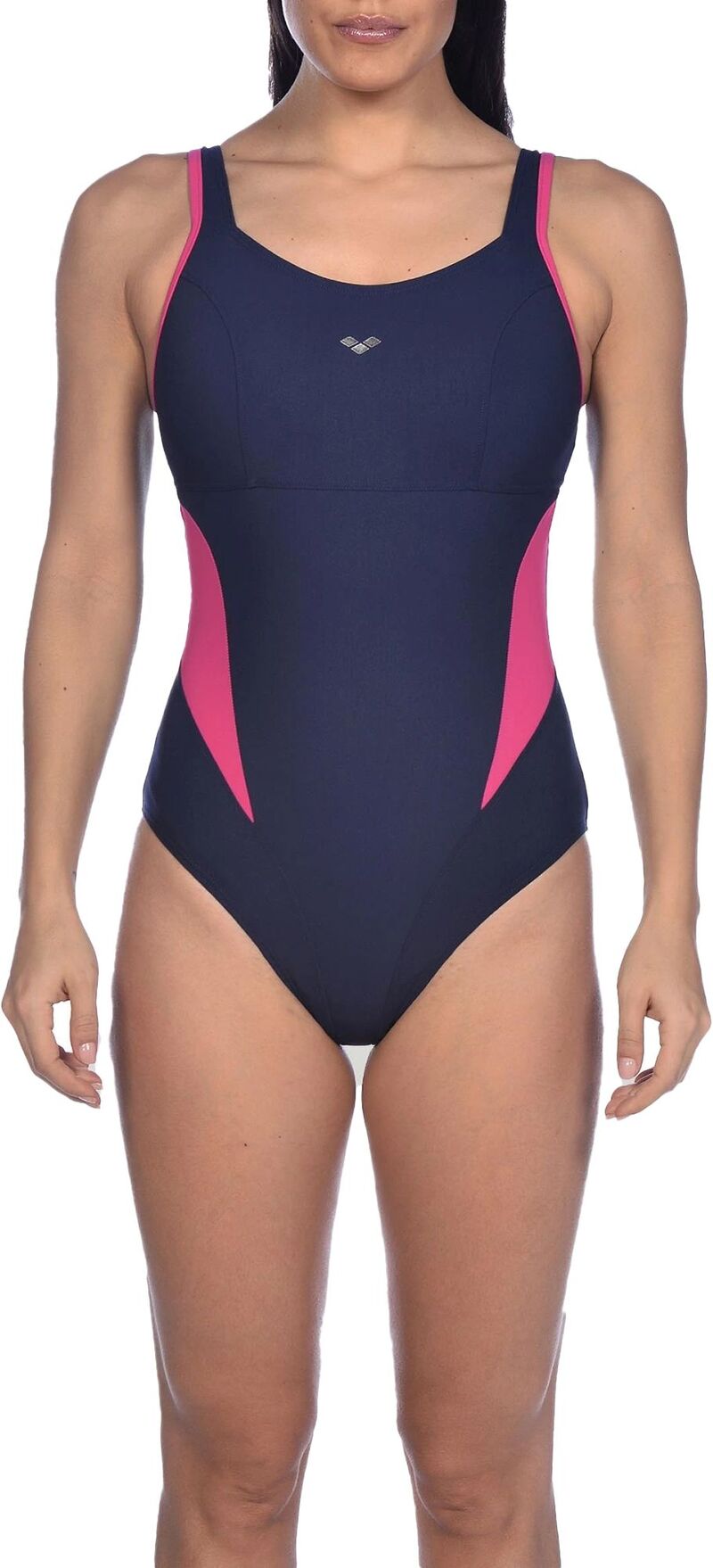 闘技場 レディース 海水着 上下書き割り マキシ arena Women\u0027s BodyLift Maximurax Shapewear Swimsuit Navy/Rose 米国海軍