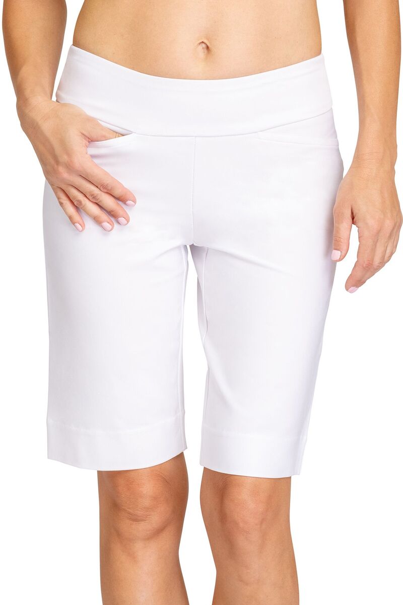 尻っ方 レディース ボトムス 二分の一ズボン下・さる股引き 遊撃手ズボン下 Tail Women\u0027s Mulligan Golf Shorts Chalk 車輪止め