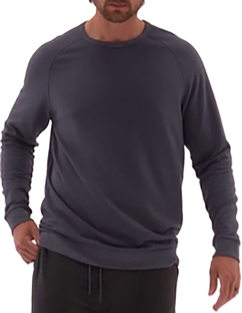 無償性 飛球 メンズ アウター パーカー・スウェット プルオーバー フリース Free Fly Men\u0027s Bamboo Lightweight Fleece Crew Sweatshirt Black Sand 黒いこと