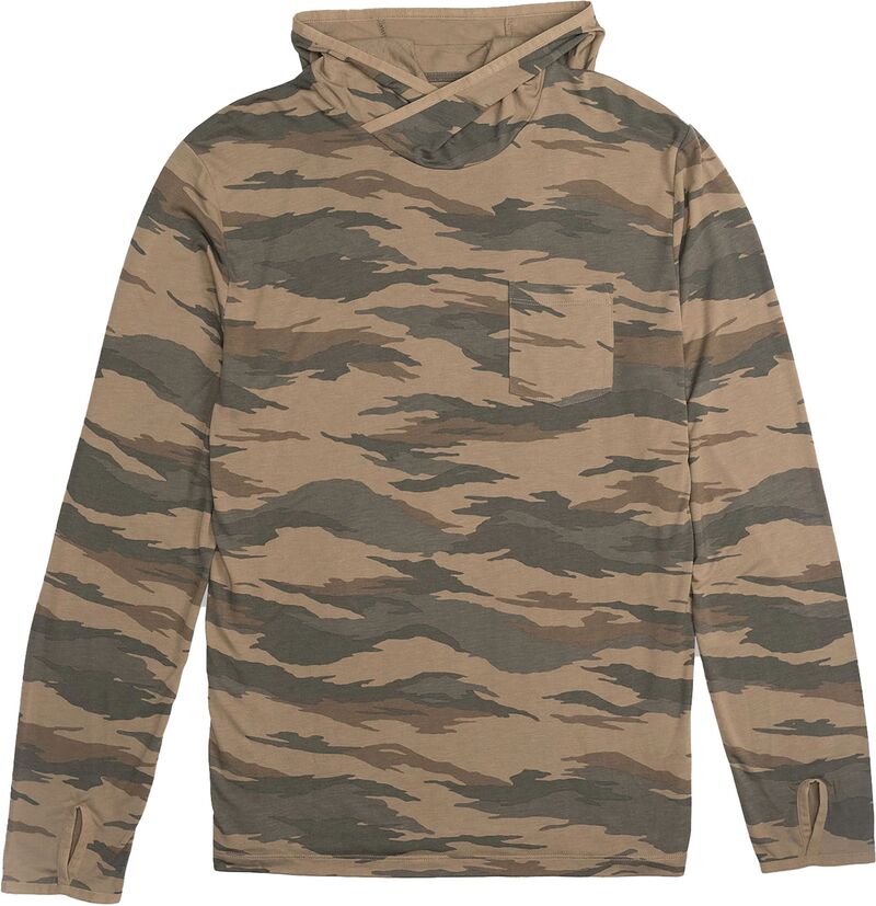 無償性 飛球 メンズ アウター パーカー・スウェット Free Fly Men\u0027s Bamboo Lightweight Hoodie CONGAREE CAMO