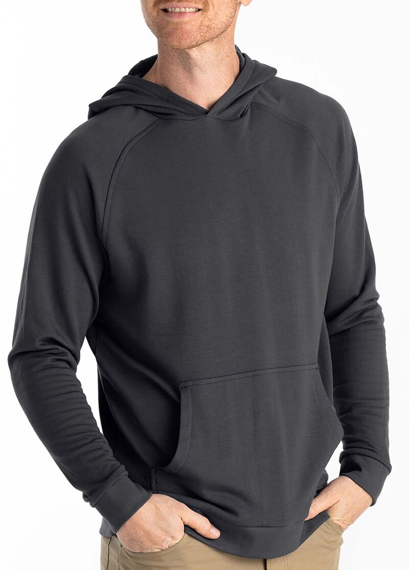 無償性 飛球 メンズ アウター パーカー・スウェット フリース Free Fly Men\u0027s Bamboo Lightweight Fleece Hoodie Black Sand 黒いこと