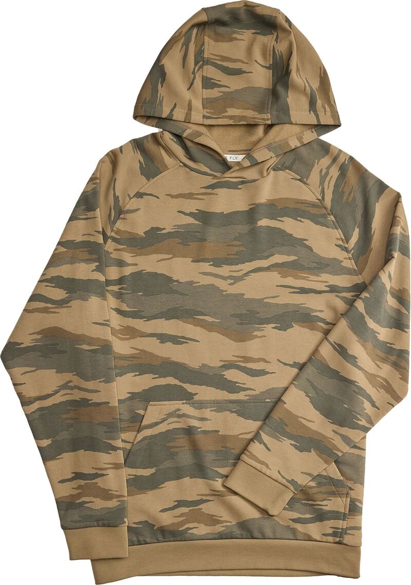 無償性 飛球 メンズ アウター パーカー・スウェット フリース Free Fly Men\u0027s Bamboo Lightweight Fleece Hoodie CONGAREE CAMO