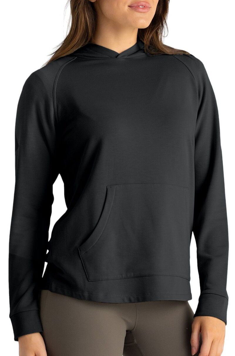 無償性 飛球 レディース アウター パーカー・スウェット フリース Free Fly Women\u0027s Bamboo Lightweight Fleece Hoodie Heather Black 黒いこと