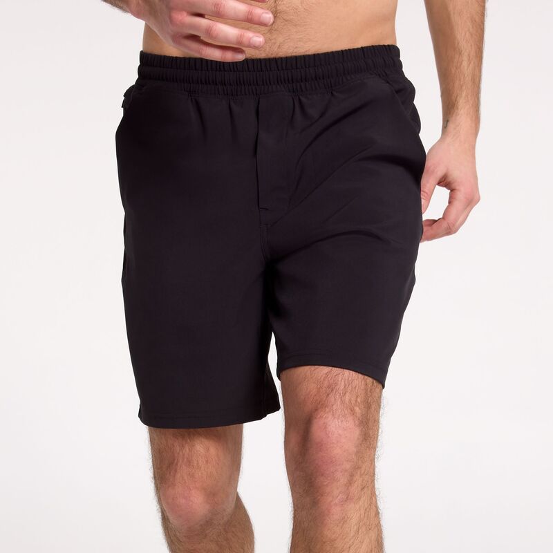 ヴァースト メンズ ボトムス 二分の一ズボン下・さる股引き VRST Men\u0027s 7\" All-In Lined Short Pure Black 黒いこと"