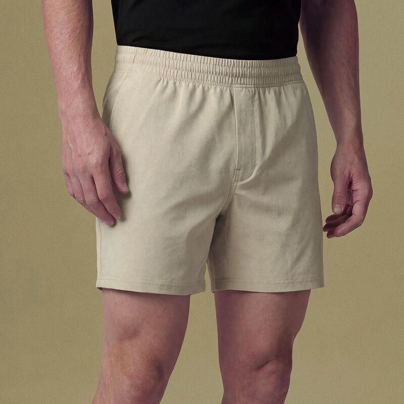 ヴァースト メンズ ボトムス 二分の一ズボン下・さる股引き VRST Men\u0027s 5\" All-In Unlined Short Light Greige"