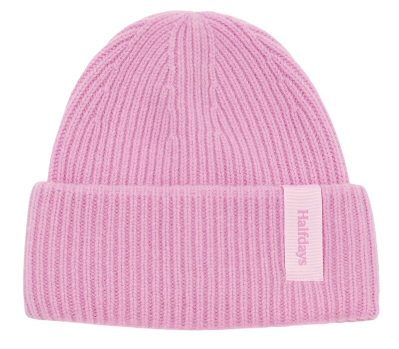ハーフデイズ レディース 添え物 かぶり笠 Halfdays Women\u0027s Merino Beanie Peony