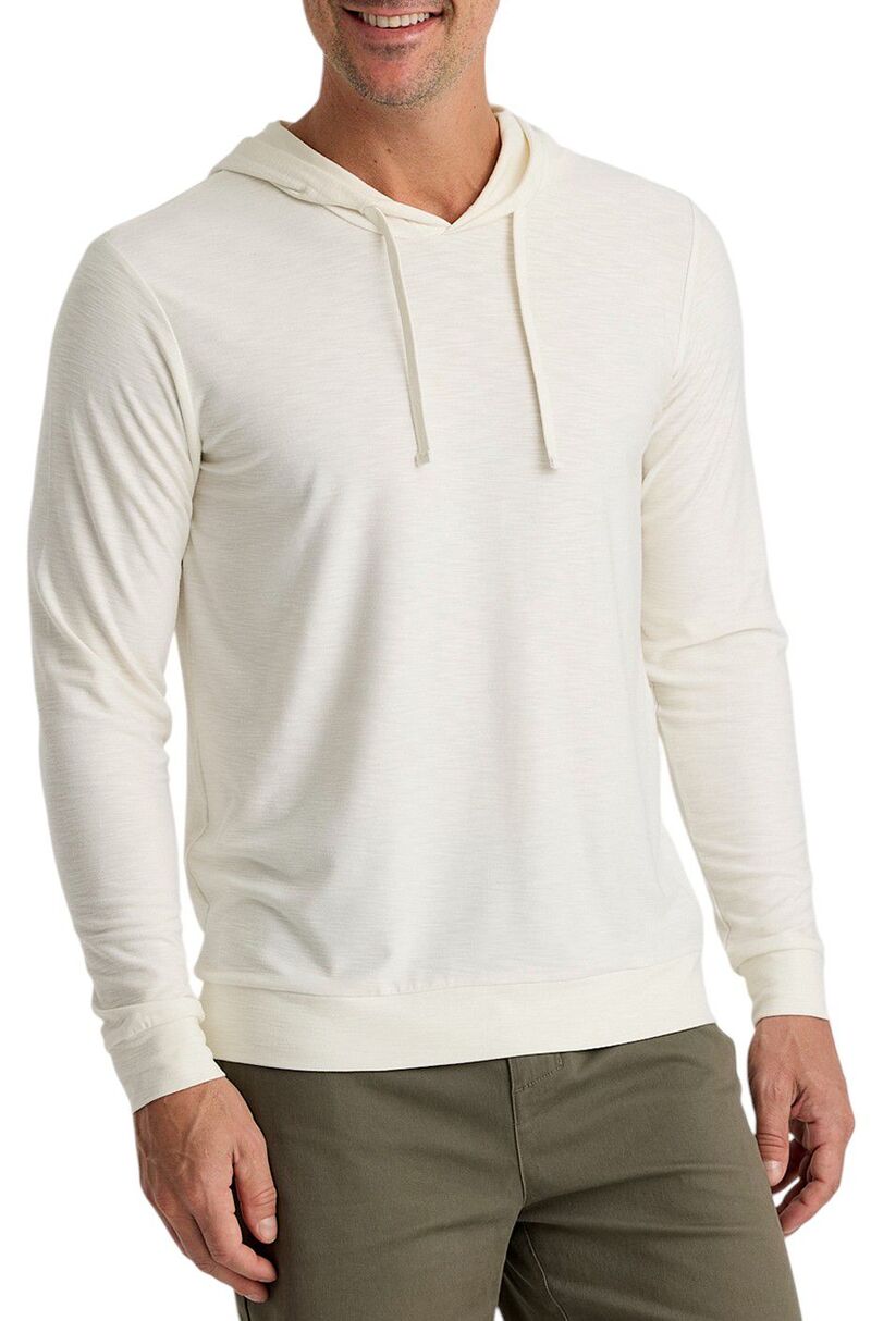 無償性 飛球 メンズ アウター パーカー・スウェット Free Fly Men\u0027s Bamboo Slub Hoodie II Sea Salt