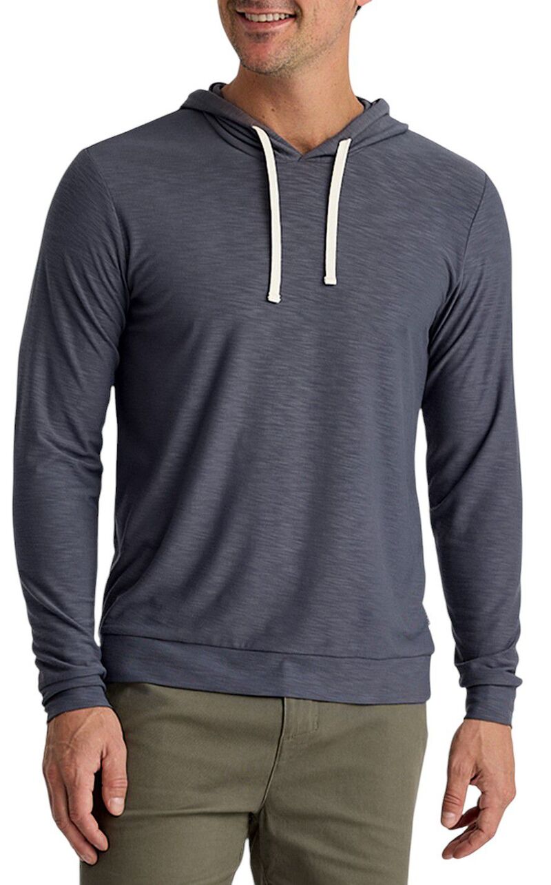 無償性 飛球 メンズ アウター パーカー・スウェット Free Fly Men\u0027s Bamboo Slub Hoodie II Storm Cloud