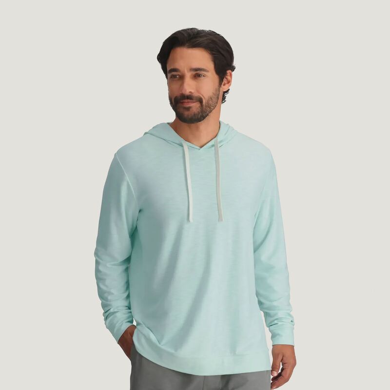無償性 飛球 メンズ アウター パーカー・スウェット Free Fly Men\u0027s Bamboo Slub Hoodie II Tropic Sea