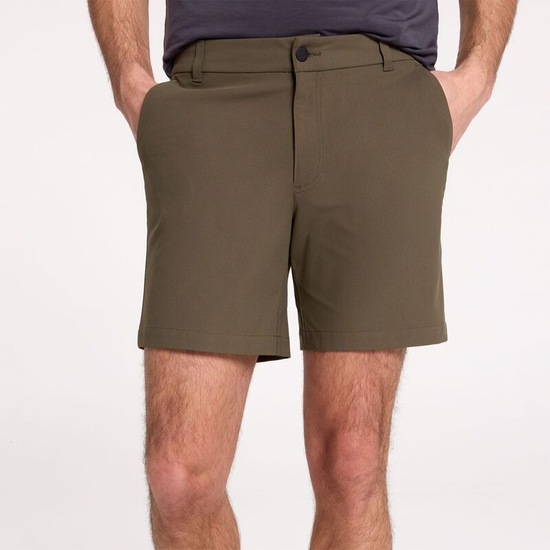ヴァースト メンズ ボトムス ハーフパンツ・ショーツ スリムフィット VRST Men's Limitless Performance Slim Fit 7" Short Olive Green グリーン|ReVida 店