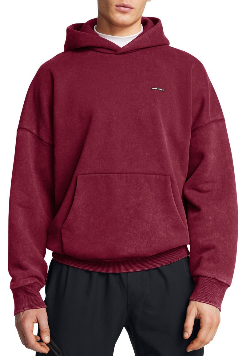 アンダーアーマー メンズ アウター パーカー・スウェット フリース Under Armour Men\u0027s Icon Fleece Heavyweight Oversized Hoodie Cardinal