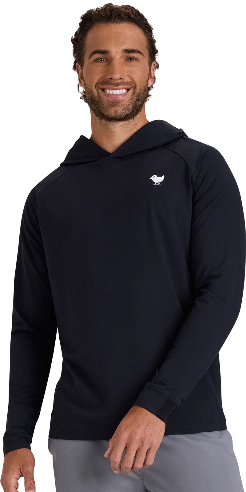 バッドバーディー メンズ アウター 上衣・上衣 パーカー Bad Birdie Men\u0027s Velocity Golf Hoodie Black 黒いこと