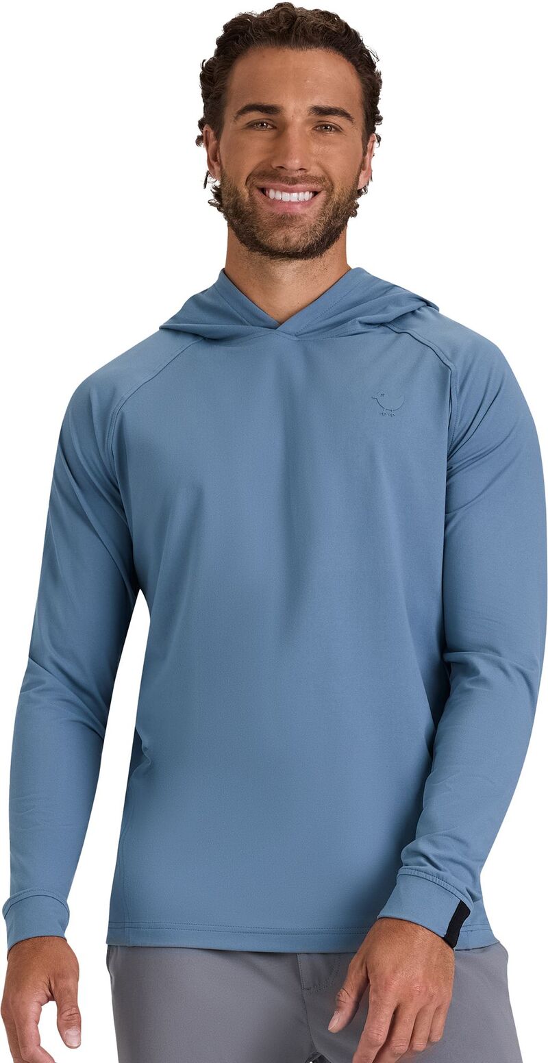 バッドバーディー メンズ アウター 上衣・上衣 パーカー Bad Birdie Men\u0027s Velocity Golf Hoodie Blue Mirage 青色