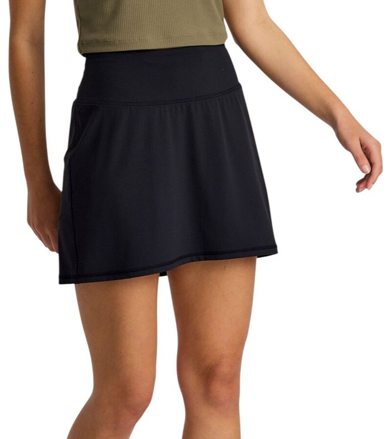 無償性 飛球 レディース ボトムス 二分の一ズボン下・さる股引き Free Fly Women\u0027s All Day Skort Black 黒いこと