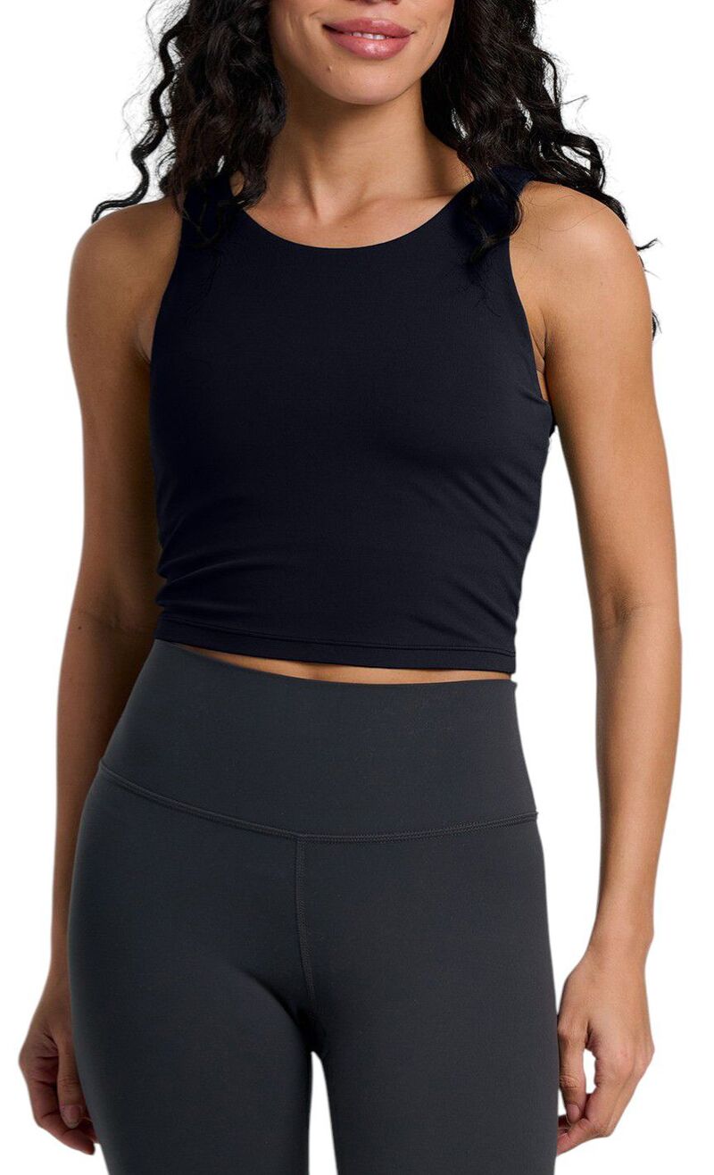 無償性 飛球 レディース トップス 貯蔵タンクいの一番 Free Fly Women\u0027s All Day Tank Top Black 黒いこと
