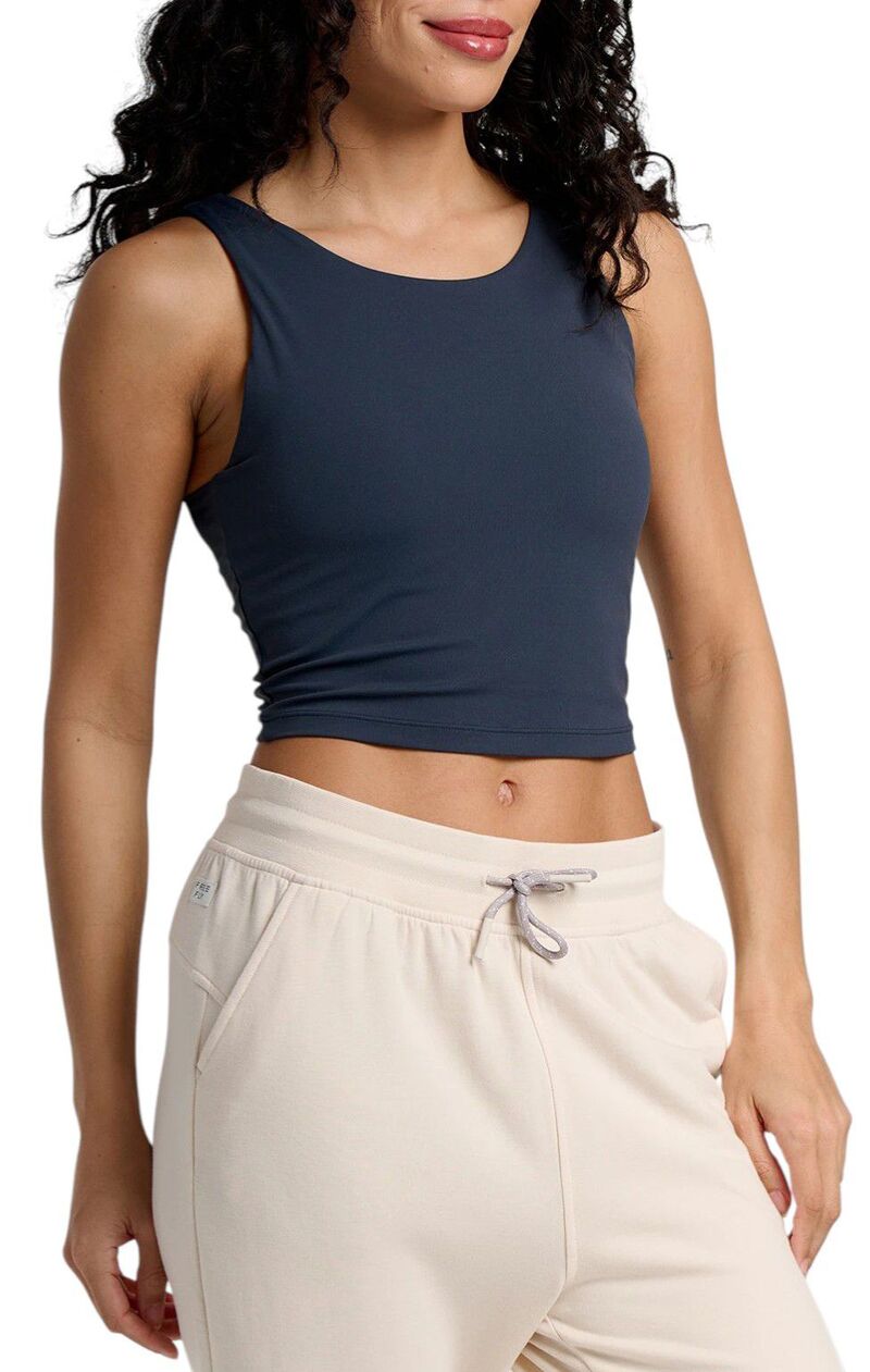 無償性 飛球 レディース トップス 貯蔵タンクいの一番 Free Fly Women\u0027s All Day Tank Top Deep Navy 米国海軍