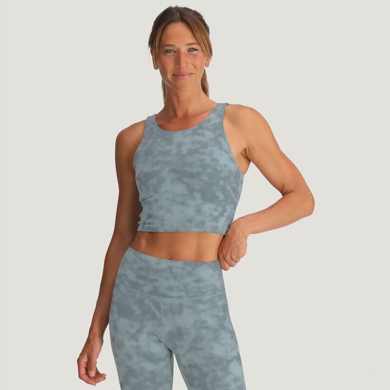 無償性 飛球 レディース トップス 貯蔵タンクいの一番 Free Fly Women\u0027s All Day Tank Top Surf Washed Print Ocean Mist