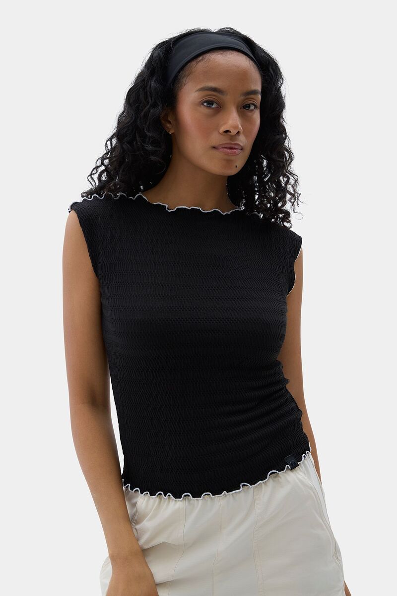 ハーフデイズ レディース トップス プルオーバー Halfdays Women\u0027s Ynes Performance Tank Black 黒いこと