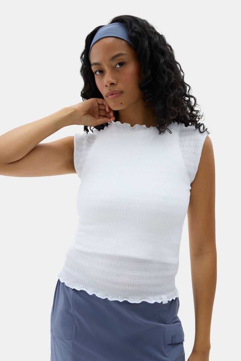 ハーフデイズ レディース トップス プルオーバー Halfdays Women\u0027s Ynes Performance Tank White 白いこと