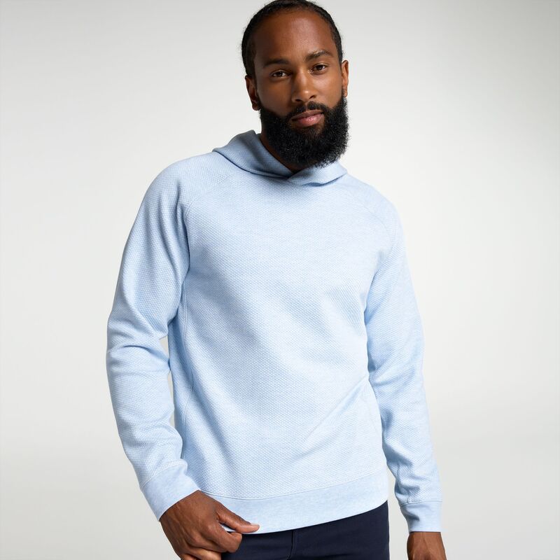 ヴァースト メンズ アウター パーカー・スウェット VRST Men\u0027s Recharge Pebble Hoodie Light Blue Heather ギョリュウモドキ