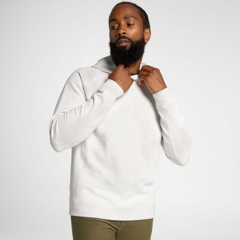 ヴァースト メンズ アウター パーカー・スウェット VRST Men\u0027s Recharge Pebble Hoodie Lt Grey Heather 薄墨色