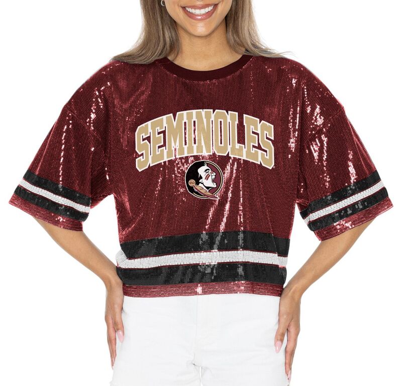 ゲームデイ・クチュール レディース トップス プルオーバー スパンコール プルオーバー Gameday Couture Women\u0027s Florida State Seminoles Garnet Sequin Jersey NoColor