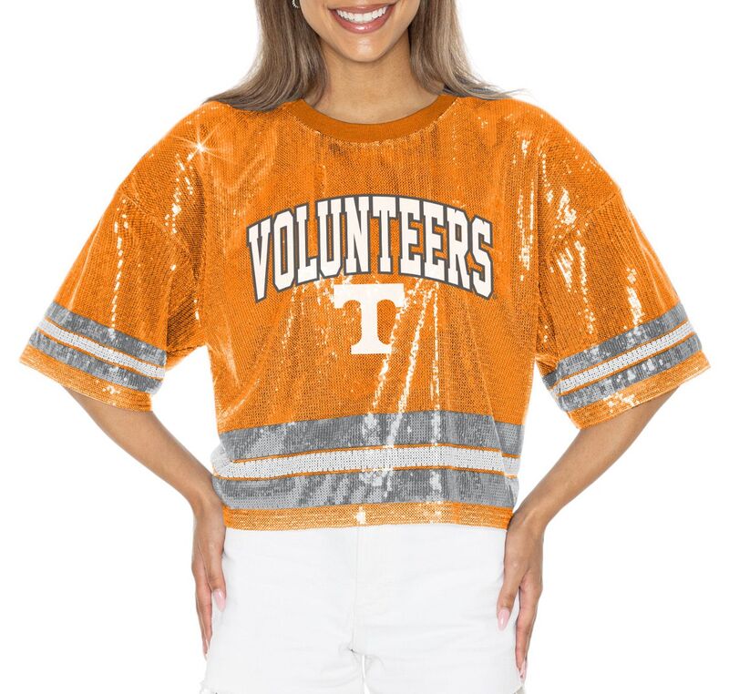 ゲームデイ・クチュール レディース トップス プルオーバー スパンコール プルオーバー Gameday Couture Women\u0027s Tennessee Volunteers Tennesee Orange Sequin Jersey NoColor オレンジ色