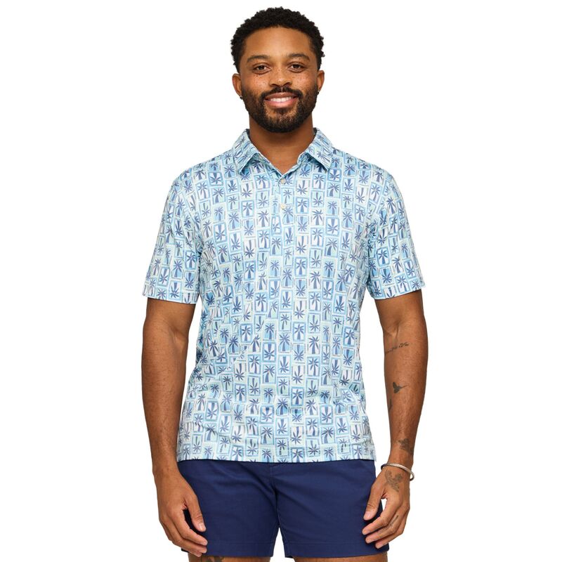 チャビーズ メンズ トップス スポーツシャツ Chubbies Men\u0027s The Miami Mosaic Golf Poloptic White 白いこと