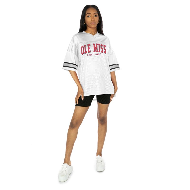 ゲームデイ・クチュール レディース トップス プルオーバー プルオーバー Gameday Couture Women\u0027s Ole Miss Rebels White Oversized Jersey NoColor 白いこと