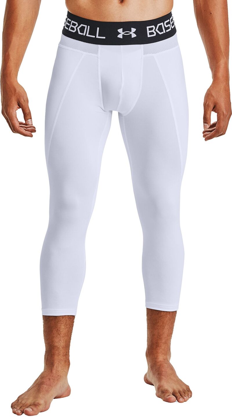 アンダーアーマー メンズ ボトムス 二分の一ズボン下・さる股引き Under Armour Men\u0027s IsoChill 3/4 Compression Slider White 白いこと