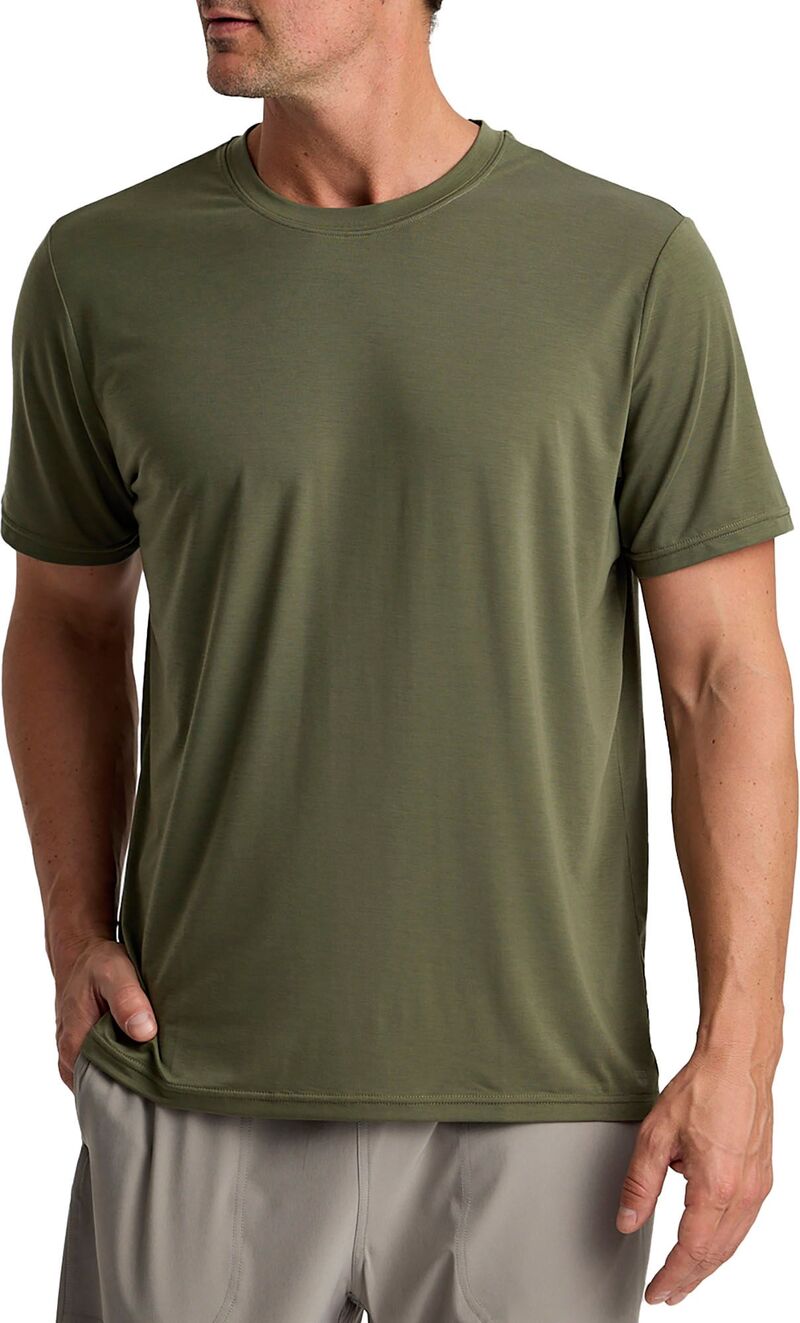 フリー フライ メンズ トップス Tシャツ Free Fly Men's Elevate Lightweight Short Sleeve T-Shirt Fatigue｜ReVida 店 14,336円