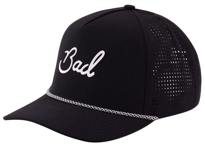 バッドバーディー レディース 添え物 かぶり笠 Bad Birdie Adult Active Bad Golf Hat Black/White 白いこと