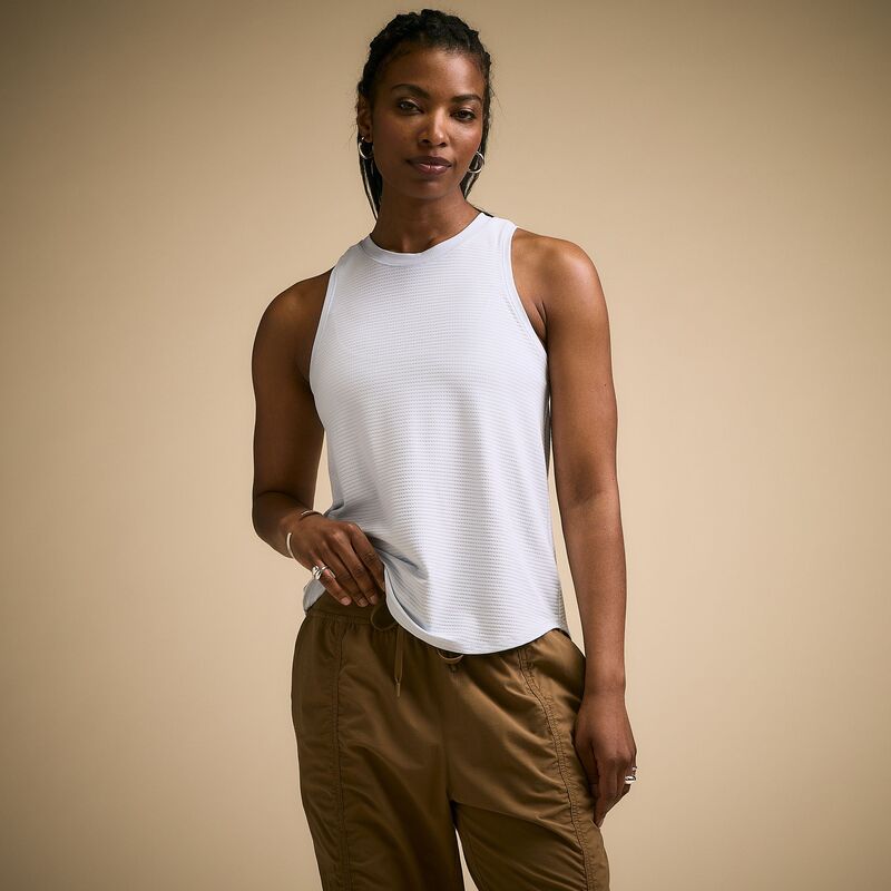 持ちはこび レディース トップス 貯蔵タンクとっ始め CALIA Women\u0027s Renew Tank Top Blue Whisp 青碧