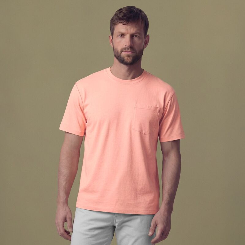 ヴァースト メンズ トップス プルオーバー VRST Men\u0027s Oversized Pocketee Coral コーラル