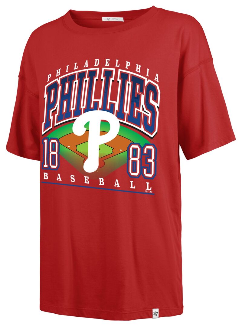 フォーティーセブン レディース トップス ティーシャツ \u002747 Women\u0027s Philadelphia Phillies Red Go Big Sadie T-Shirt NoColor 赤いこと