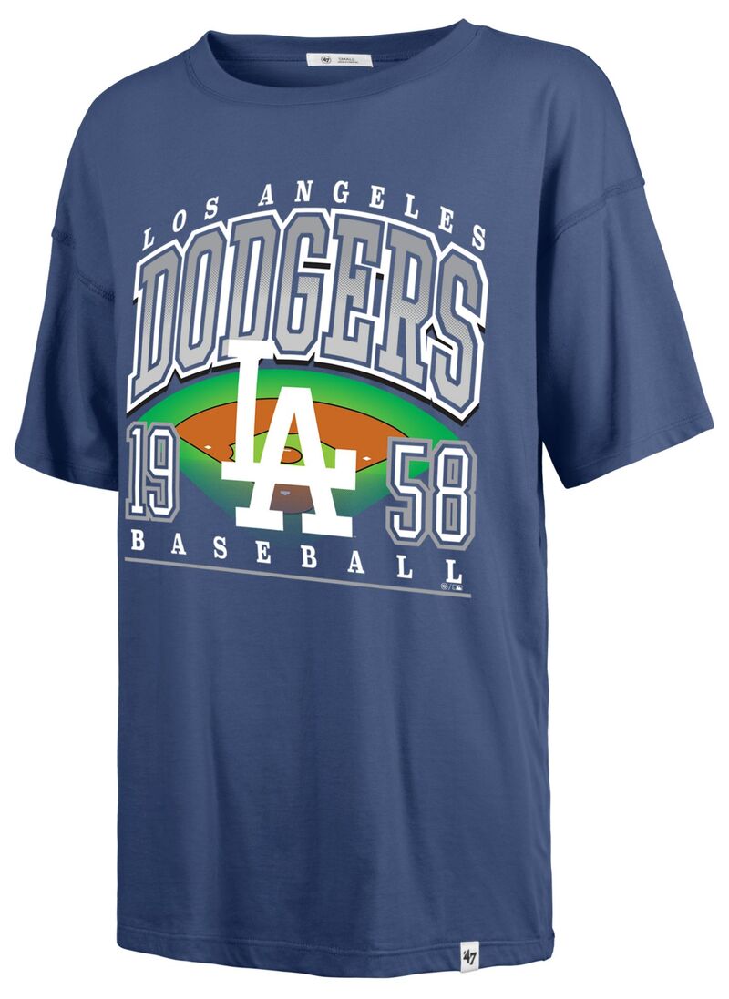 フォーティーセブン レディース トップス ティーシャツ \u002747 Women\u0027s Los Angeles Dodgers Blue Go Big Sadie T-Shirt NoColor 青碧