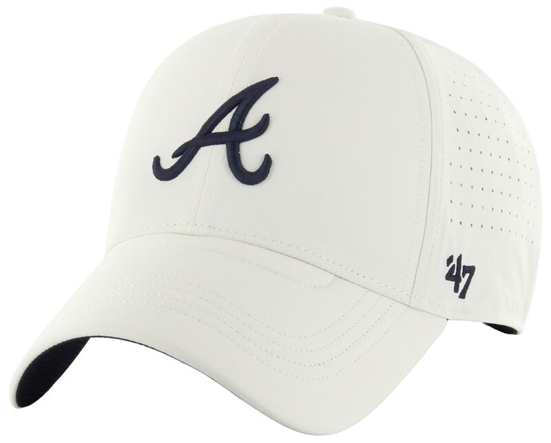 フォーティーセブン メンズ 付属物 鳥打ち帽 \u002747 Adult Atlanta Braves White MVP Adjustable Hat NoColor 白いこと