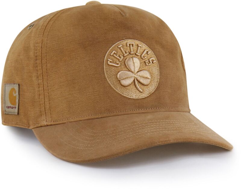 鉄道車両ハート形 レディース 添え物 かぶり笠 Carhartt x 47 Carhartt x \u002747 Adult Boston Celtics Brown Dyed Hitch Adjustable Hat NoColor 赤銅色