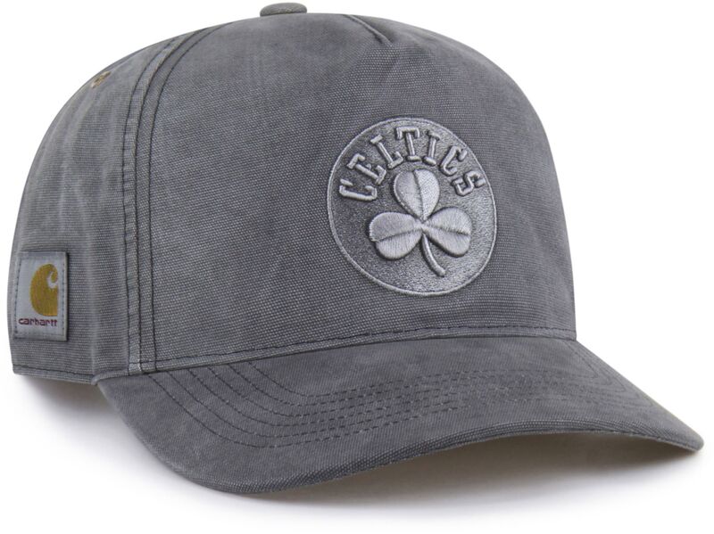 鉄道車両ハート型 レディース 佩び物 かぶり笠 Carhartt x 47 Carhartt x \u002747 Adult Boston Celtics Black Dyed Hitch Adjustable Hat NoColor 黒いこと