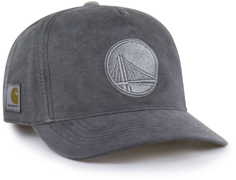鉄道車両ハート形 レディース 添え物 かぶり笠 Carhartt x 47 Carhartt x \u002747 Adult Golden State Warriors Black Dyed Hitch Adjustable Hat NoColor 黒いこと