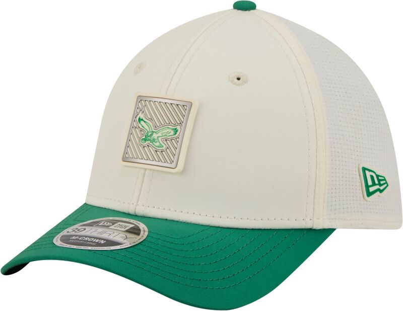 ニュー内鰓 レディース 添え物 かぶり笠 New Eradult Philadelphia Eagles Training Camp 2026 39Thirty Stretch Fit Hat NoColor