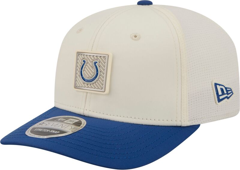 ニュー内鰓 レディース 佩び物 かぶり笠 New Eradult Indianapolis Colts Training Camp 2026 9Seventy Adjustable Stretch-Snap Hat NoColor