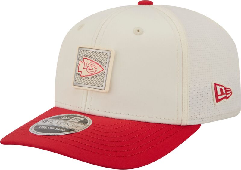 ニュー内鰓 メンズ 付属物 鳥打ち帽 New Eradult Kansas City Chiefs Training Camp 2026 9Seventy Adjustable Stretch-Snap Hat NoColor