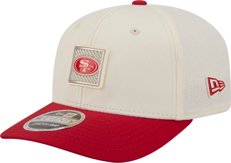 ニュー内鰓 メンズ 付属物 鳥打ち帽 New Eradult San Francisco 49ers Training Camp 2026 9Seventy Adjustable Stretch-Snap Hat NoColor