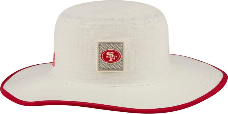 ニュー内鰓 メンズ 付属物 鳥打ち帽 New Eradult San Francisco 49ers Training Camp 2026 Panama Bucket Hat NoColor