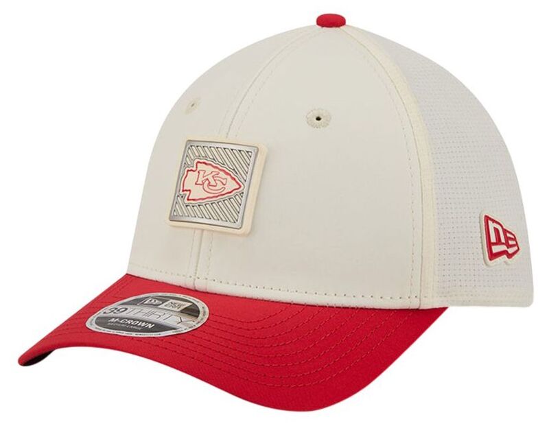 ニュー内鰓 メンズ 添え物 かぶり笠 New Eradult Kansas City Chiefs Training Camp 2026 39Thirty Stretch Fit Hat NoColor