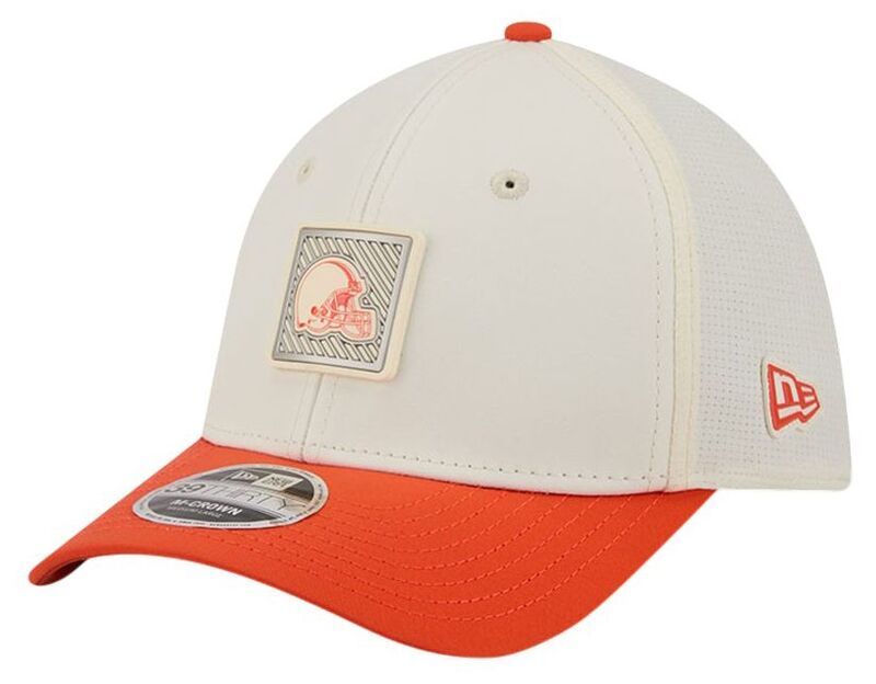 ニュー内鰓 レディース 添え物 かぶり笠 New Eradult Cleveland Browns Training Camp 2026 39Thirty Stretch Fit Hat NoColor