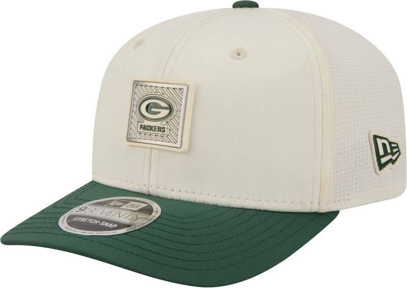 ニュー内鰓 メンズ 添え物 かぶり笠 New Eradult Green Bay Packers Training Camp 2026 9Seventy Adjustable Stretch-Snap Hat NoColor 緑であること