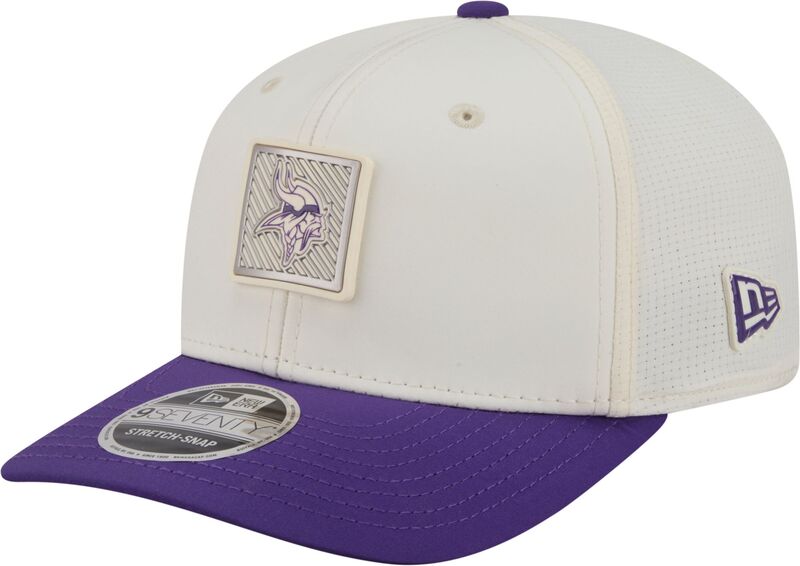 ニュー内鰓 レディース 添え物 かぶり笠 New Eradult Minnesota Vikings Training Camp 2026 9Seventy Adjustable Stretch-Snap Hat NoColor