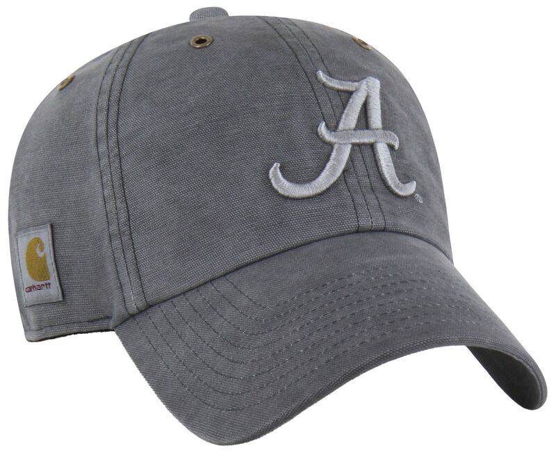 鉄道車両ハート型 メンズ 付属物 鳥打ち帽 Carhartt x 47 Carhartt x \u002747 Adult Alabama Crimson Tide Charcoal Dyed Clean Up Adjustable Hat NoColor 濃灰色